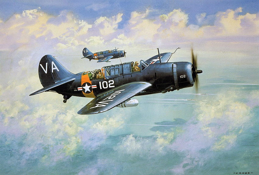 Dauntless , douglas sbd dauntless HD wallpaper