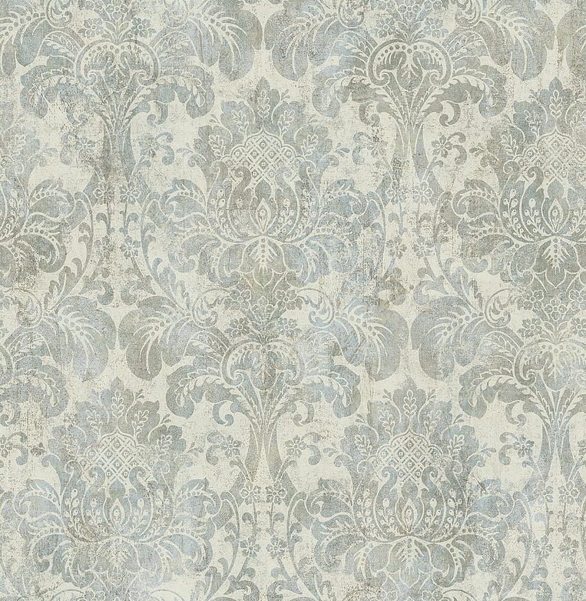 Distressed Damask in Plated from the Vintage Home 2 Collecti – BURKE DECOR HD phone wallpaper