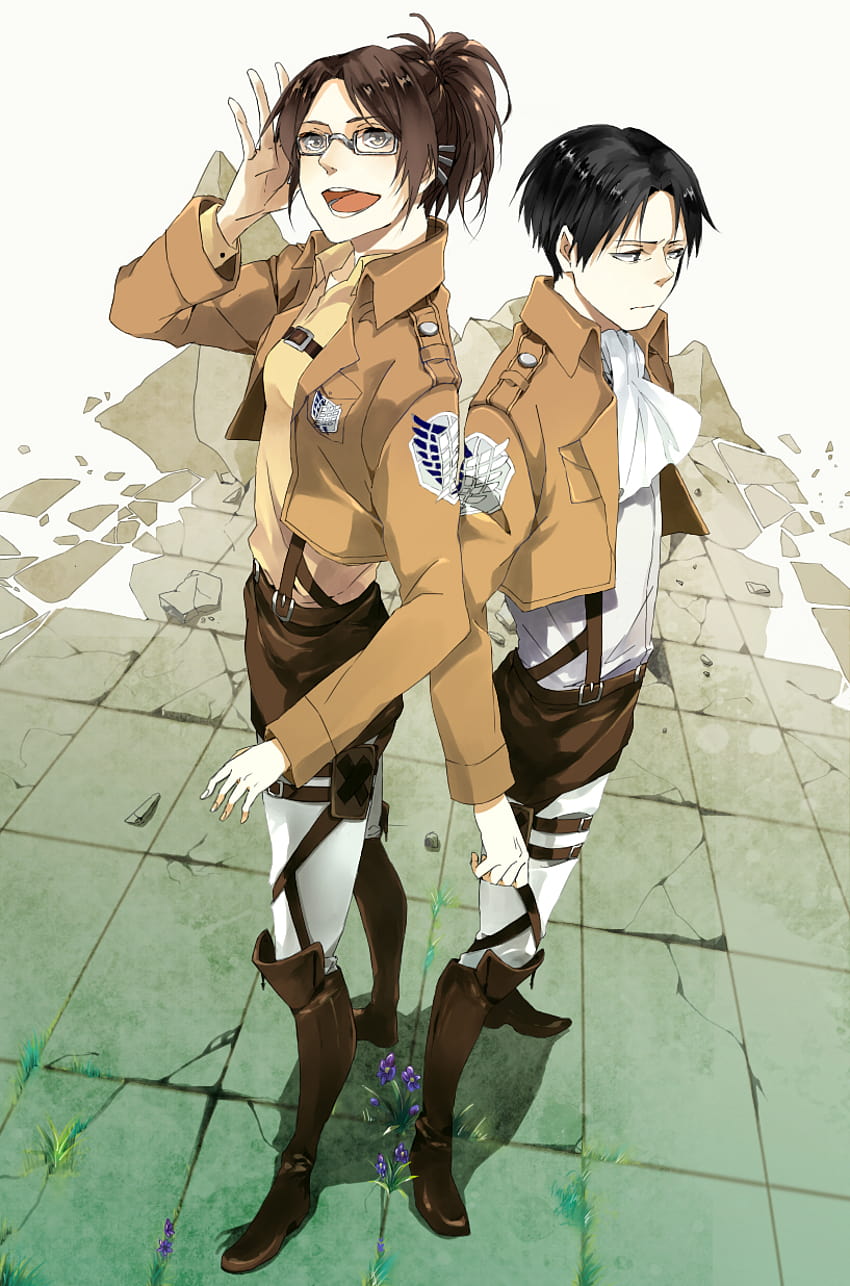 Shuushuu: Search results, levi and hange HD phone wallpaper | Pxfuel