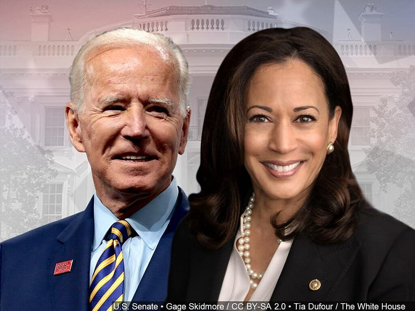 ZOBACZ: Joe Biden i Kamala Harris po raz pierwszy razem Tapeta HD