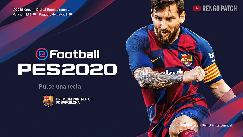 Menu graphique eFootball PES 2020 pour PES 2019 ~ SoccerFandom Fond d'écran HD