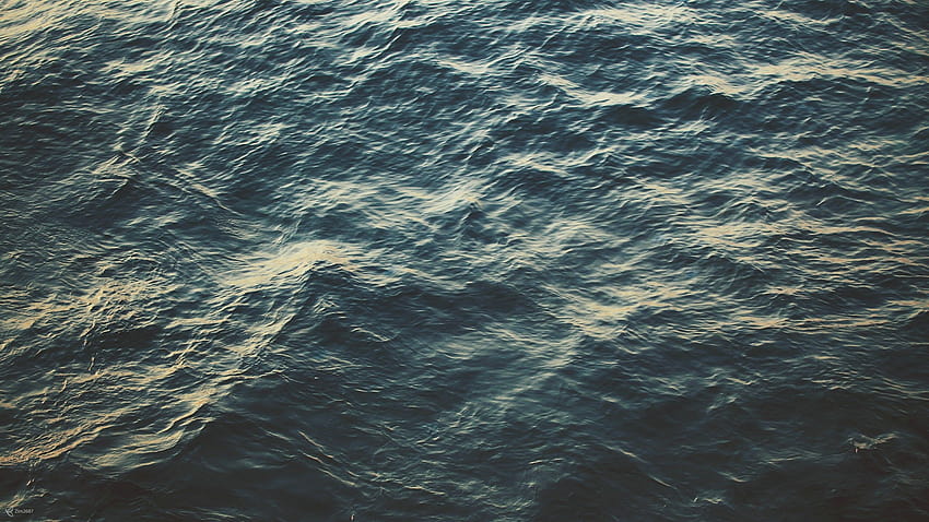 Water ocean waves deep sea waterscapes sea, dark ocean HD wallpaper