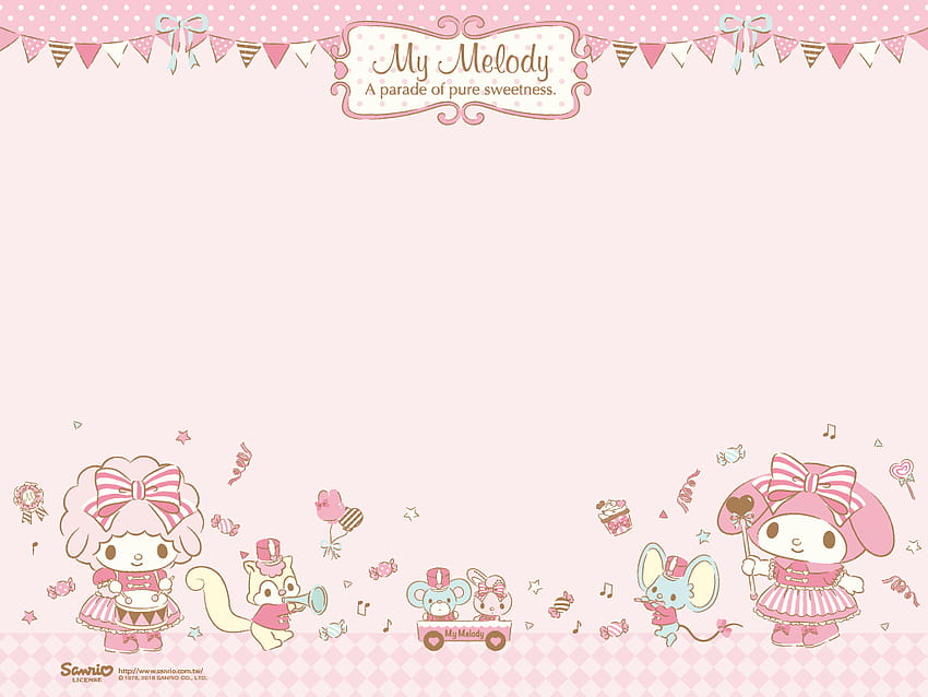 My Melody Sanrio HD wallpaper
