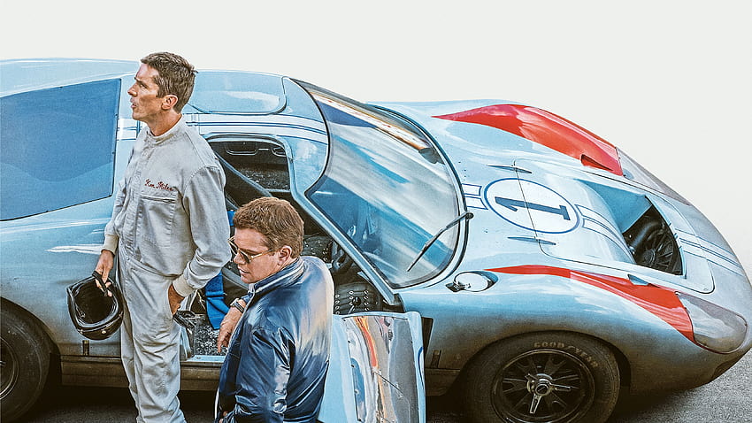3840x2160 Ford gegen Ferrari, Christian Bale, Matt Damon, Film 2019, Ken Miles HD-Hintergrundbild