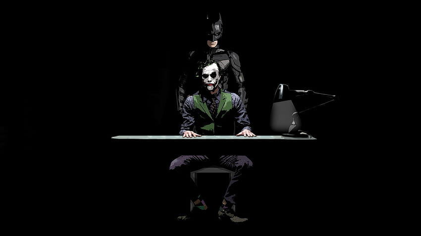 Joker Dark Knight, Batman vs Joker computadora fondo de pantalla