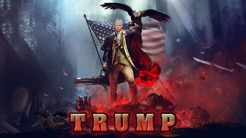 Del día: Trump patriótico, memes de triunfo fondo de pantalla