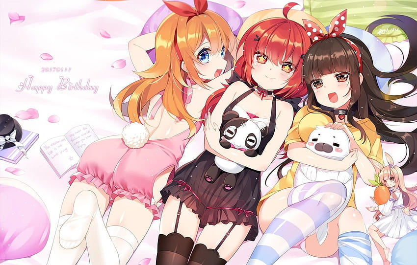 Girls Anime Art Trio Section арт Anime Trio Hd Wallpaper Pxfuel