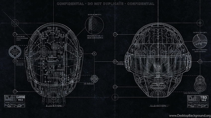 Daft Punk Computer , 背景 背景 高画質の壁紙