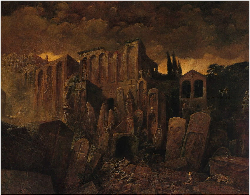 Die Werke von Zdzisław Beksiński, zdzislaw beksinski HD-Hintergrundbild