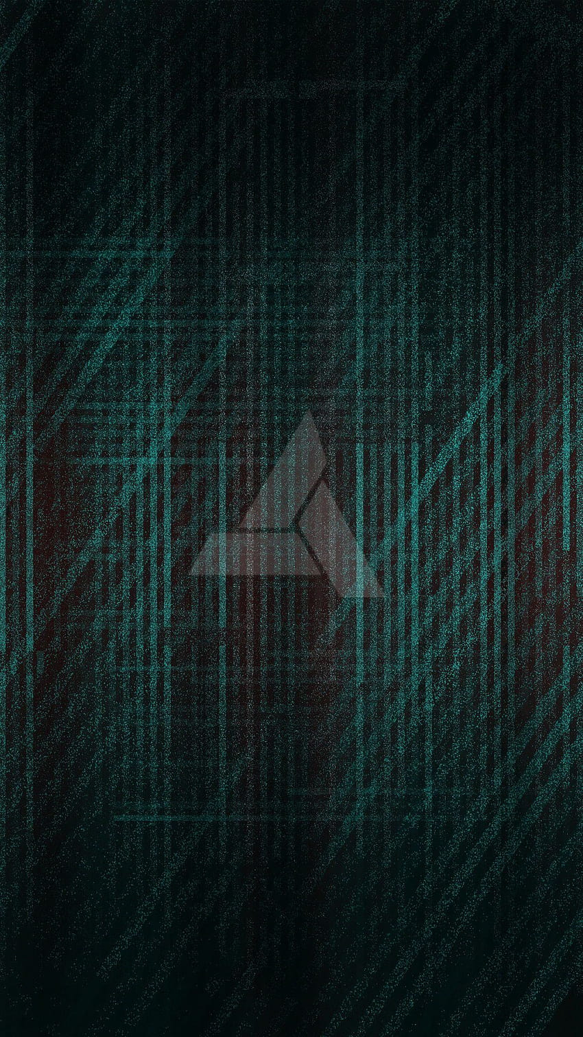 Black/teal Abstergo I just made for my new phone HD phone wallpaper