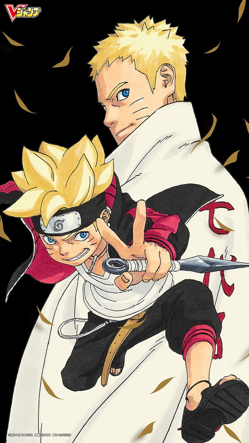 Uzumaki Naruto and Uzumaki Boruto.  Naruto mangá colorido, Anime, Animes  boruto