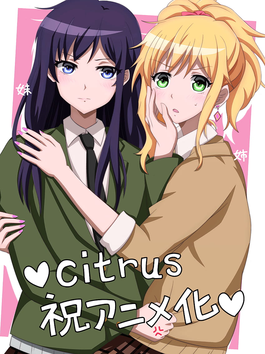 Download Kissing Girl Couple Citrus Anime Wallpaper  Wallpaperscom
