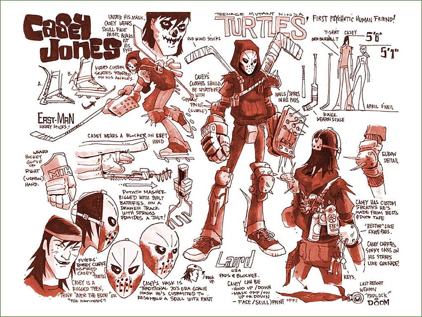 Blader Digest: Casey Jones on Rollerblades – blade or die, película de las tortugas ninja mutantes adolescentes casey jones fondo de pantalla