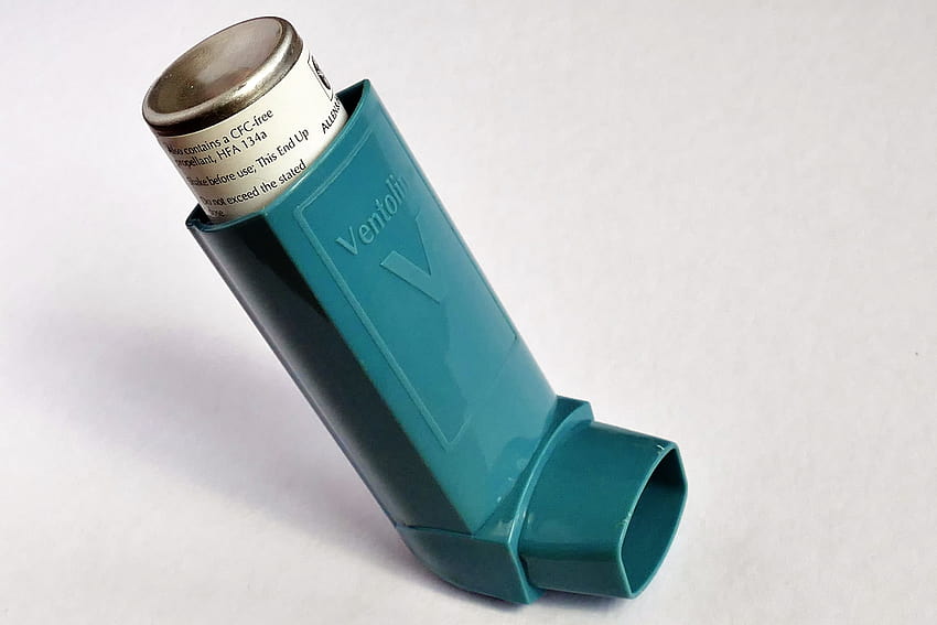 blue inhaler, asthmatic HD wallpaper