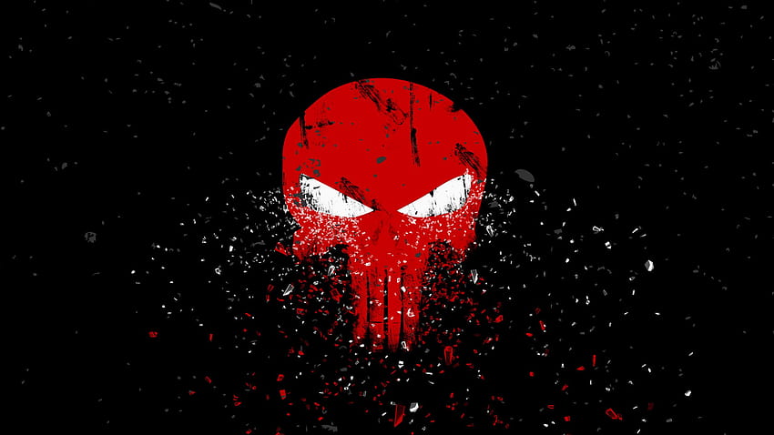 Punisher, Logo, Dark, Skull, , Background, D3dd8b, dark skull HD wallpaper