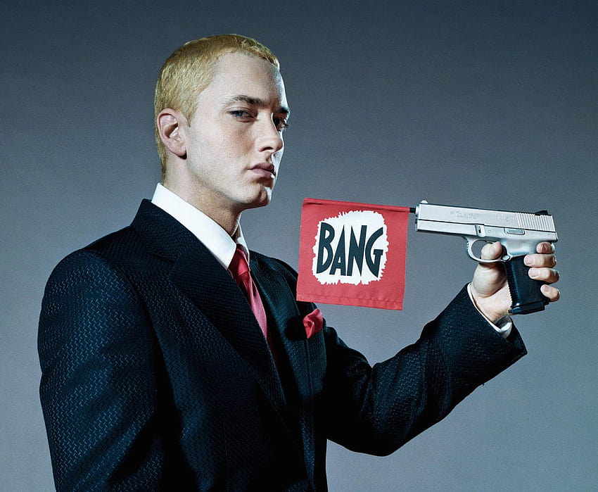Sind dies Beweise dafür, dass Eminem seit 13 Jahren tot ist, Eminem der wirklich schlanke Zwielichtige HD-Hintergrundbild