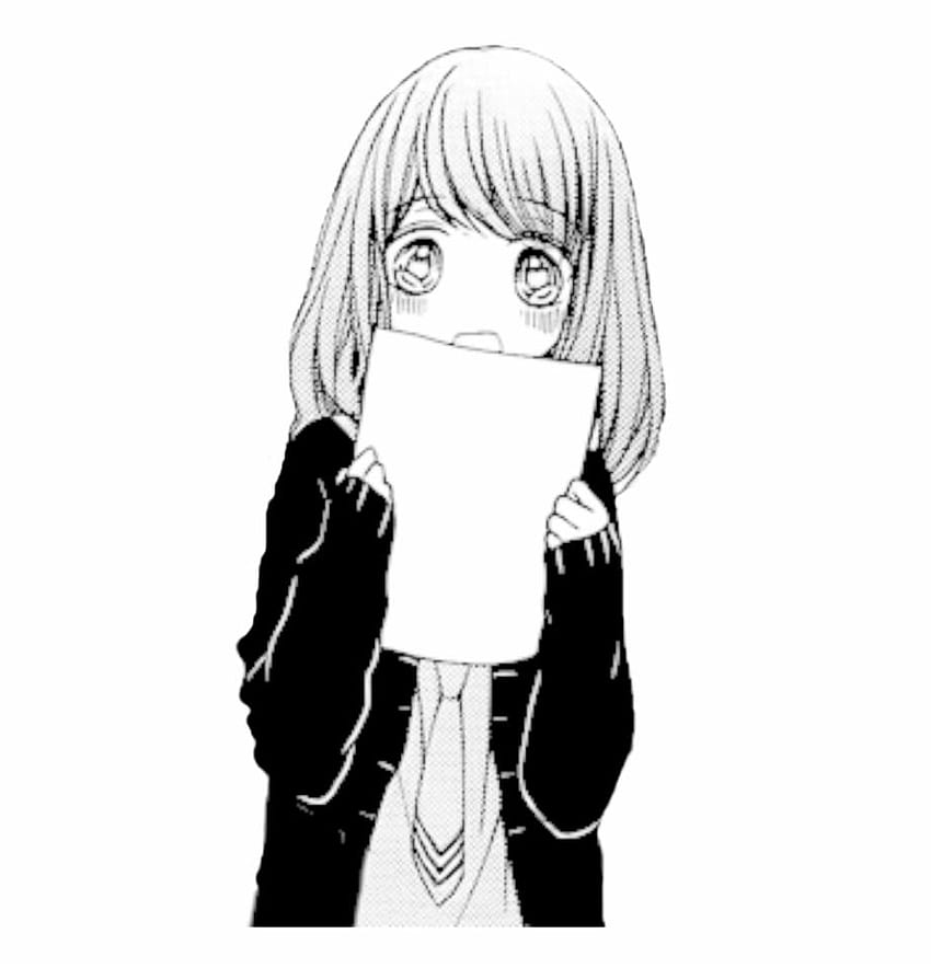 Anime Black And White Music Manga Drawing PNG Clipart Anime Anime Girl  Anime Music Video Arm