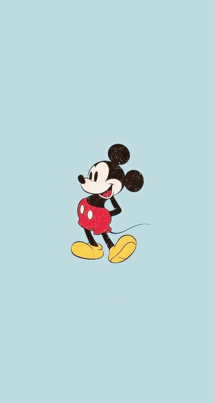 Download Cute Cartoon Character Mickey Mouse Wallpaper | Wallpapers.com