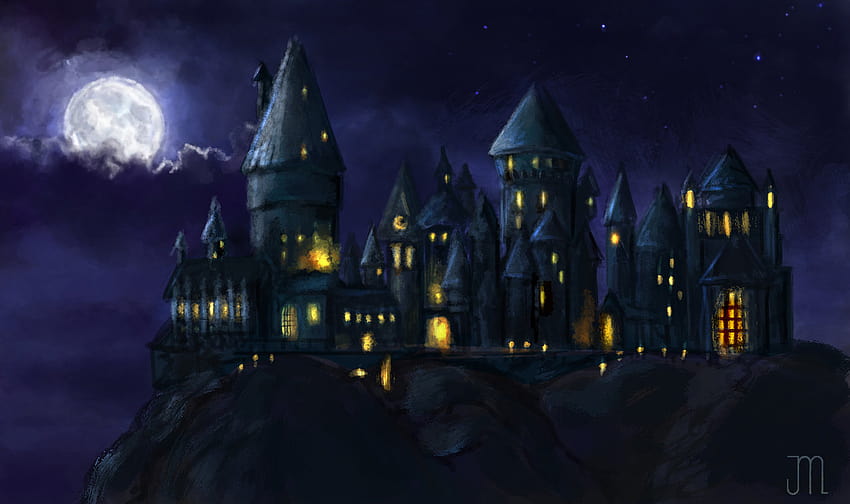 Hogwarts Castle by juliyore [1280x759] for your , Mobile & Tablet, harry potter fan art HD wallpaper