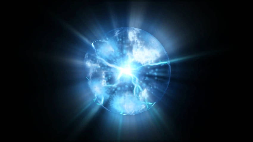 Blue Energy Ball von AND Inc. HD-Hintergrundbild