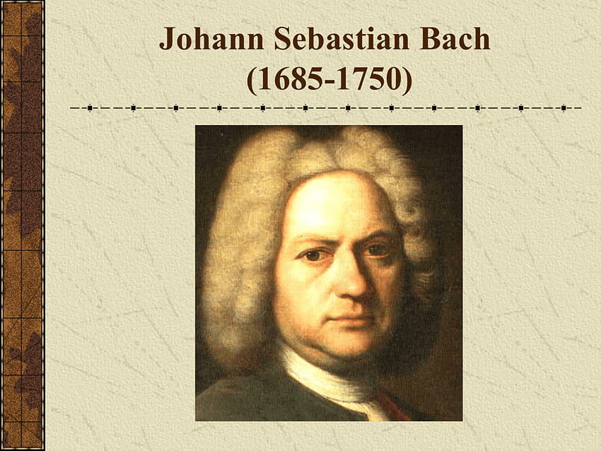 Bach PPT, Johann Christian Bach HD-Hintergrundbild