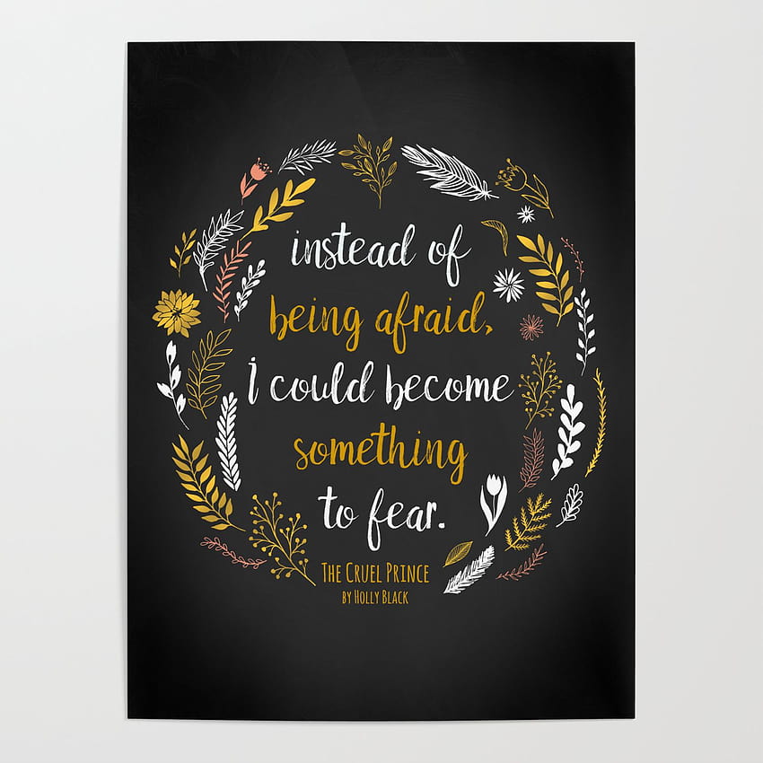 The Cruel Prince Quote Holly Black ポスター by yalitreads HD電話の壁紙
