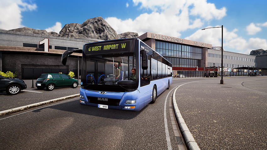 Simulateur de bus, jeu de bus Fond d'écran HD