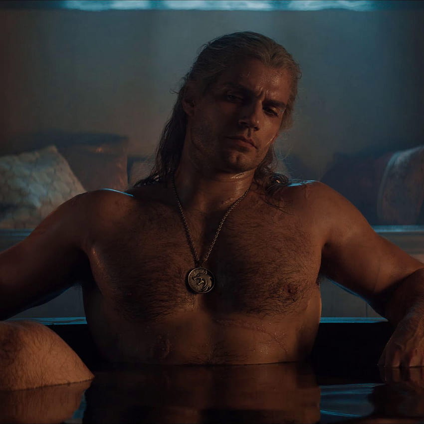 Trailer Netflix's Witcher: bathtub Geralt, rilis Desember, the witcher henry cavill u wallpaper ponsel HD