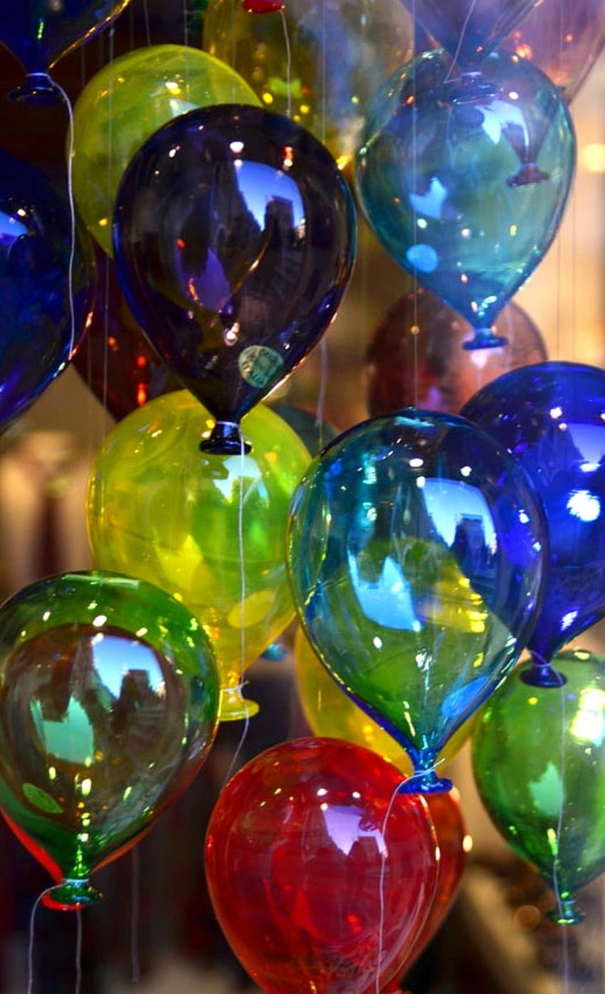 szklane balony, glass blowing HD phone wallpaper