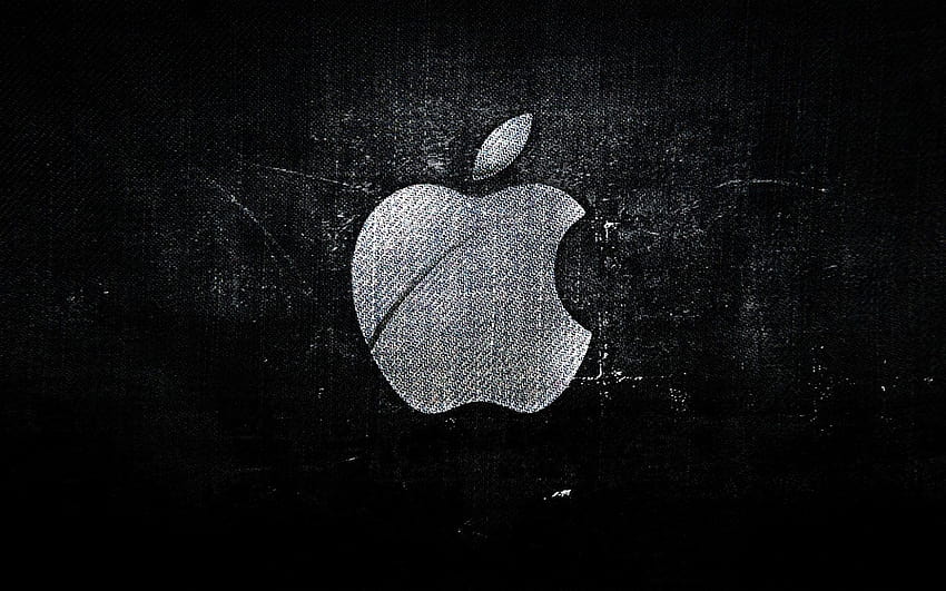 1680x1050 Tkanina Tekstura Logo Apple PC i Mac, jabłko 1680x1050 Tapeta HD