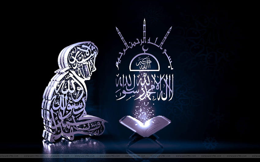 islámicas, Alá, Corán fondo de pantalla