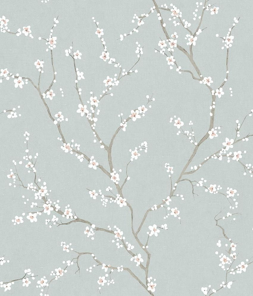 Blue Cherry Blossom Peel & Stick by RoomMates for York Wallc – BURKE DECOR HD電話の壁紙