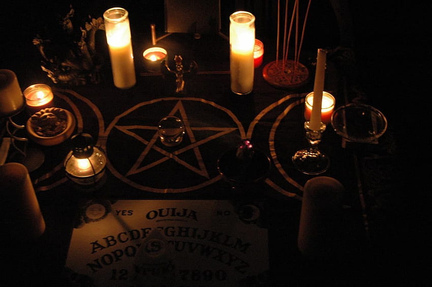 Черна магия на Wicca, samhain HD тапет