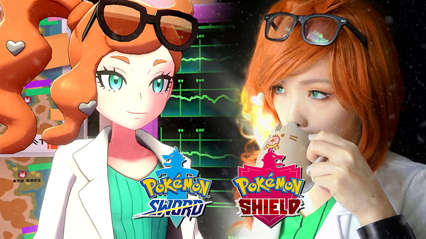 Pokemon Sword & Shield cosplayer studies the Galar region as Sonia, sonia pokemon HD wallpaper