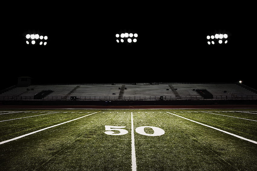 Latar Belakang Seni Lapangan Sepak Bola Lapangan Sepak Bola Amerika untuk Template Powerpoint, lapangan sepak bola Wallpaper HD