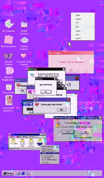webcore hello kitty desktop  Pink aesthetic Overlays Anime wall art