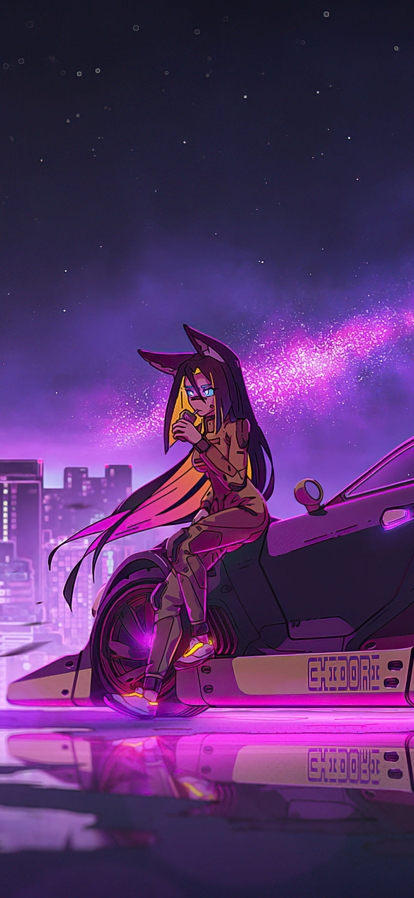 Anime Cyberpunk Posted By Michelle Tremblay Iphone Girl Hd Phone Wallpaper Pxfuel 4271