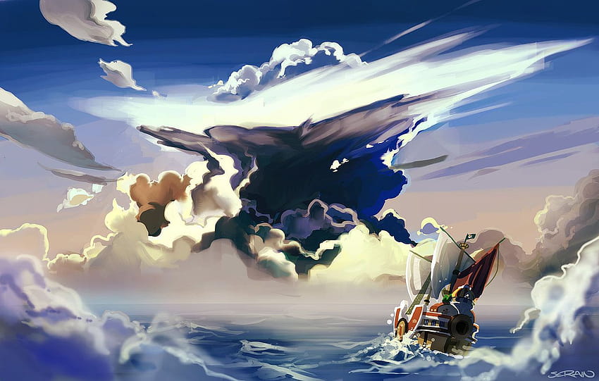 Forward! To Adventure! by Serain, one piece sunny HD wallpaper