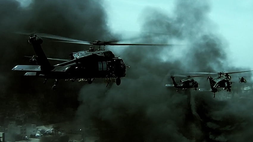 Helikopter w dół, Black Hawk w dół Tapeta HD