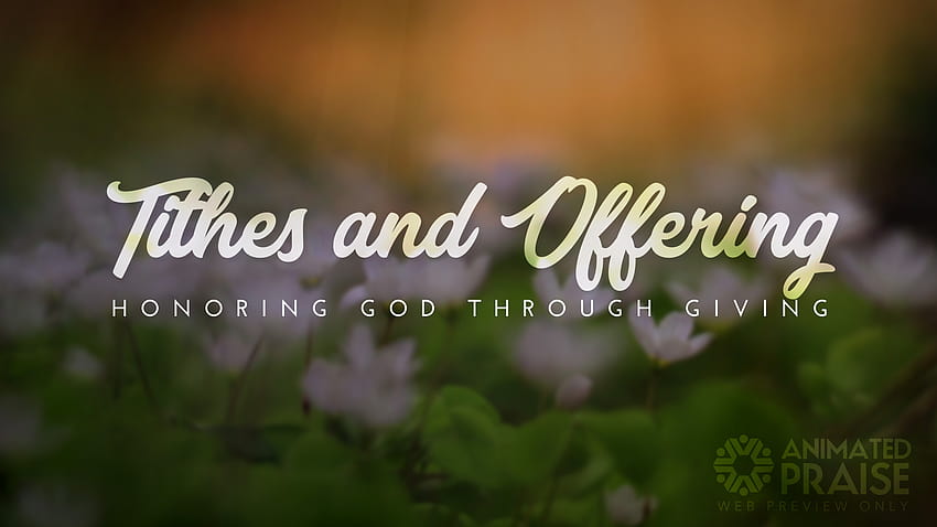 Tithes and Offering Still 1 HD wallpaper
