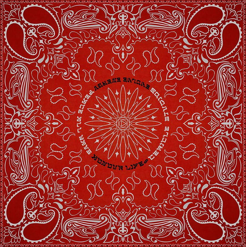 2 Beautiful Red Bandana High Quality, bandana print HD phone wallpaper