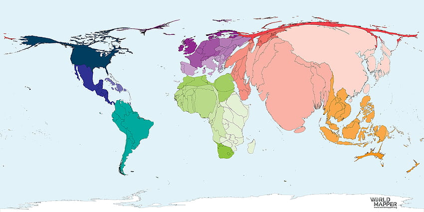 26 Peta Dunia Spesifik Menurut Populasi, peta populasi Wallpaper HD