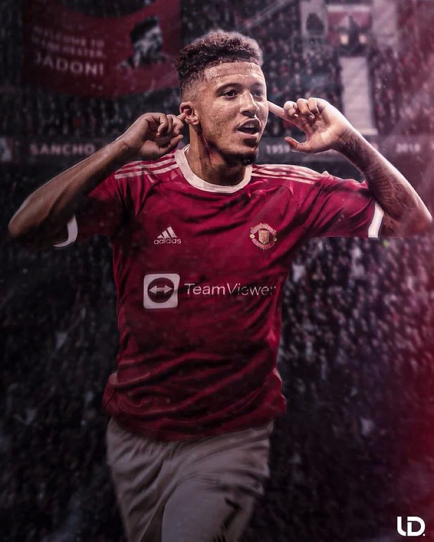 Jadon Sancho Manchester United HD phone wallpaper