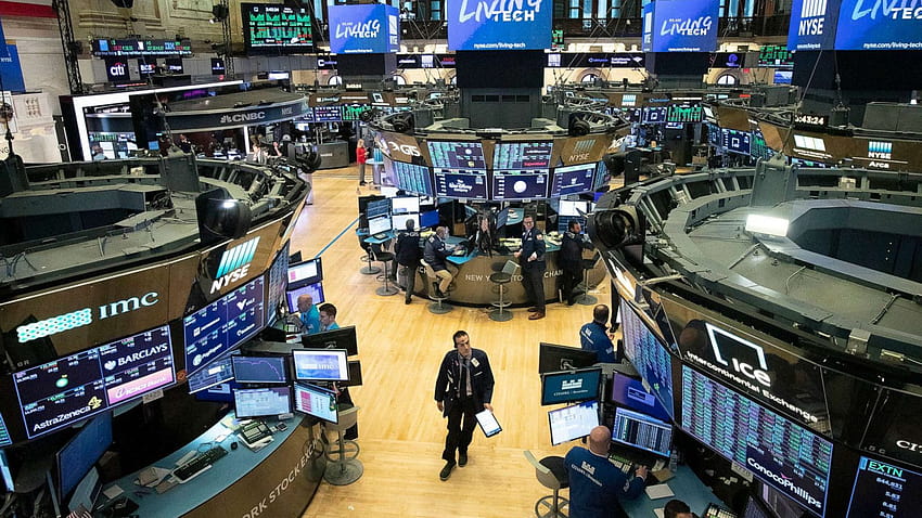 Dow cai quase 3.000 pontos com a angústia do coronavírus nos salários de Wall Street, mercado de ações papel de parede HD