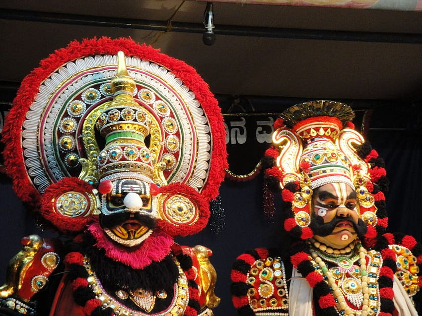 Yakshagana | Indian folk art, Whimsical art, Hinduism art