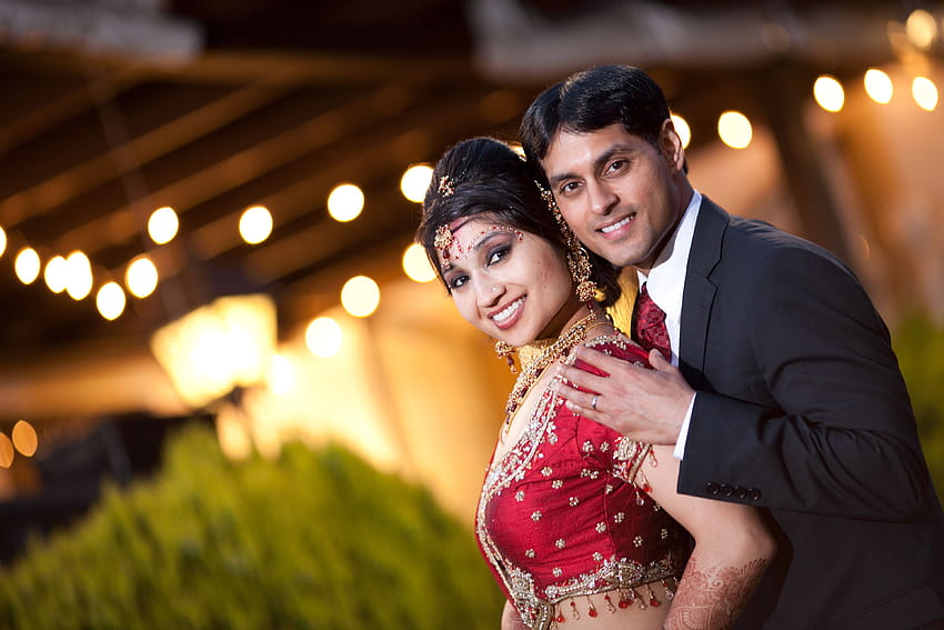 Графика на сватбения ден, индийски двойки HD тапет