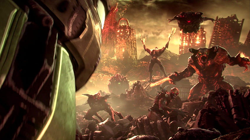 Bethesda Teases Next DOOM Eternal Trailer for Tomorrow, doom eternal video game HD wallpaper