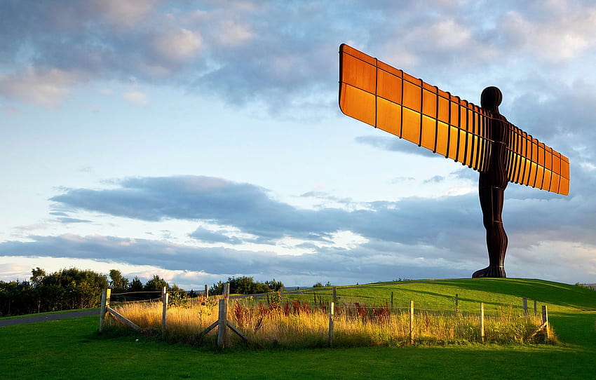 England, sculpture, Gateshead, The Angel Of The North, Antony Gormley , section пейзажи HD wallpaper