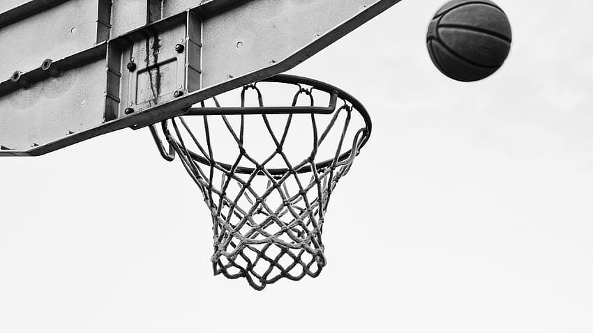 Basketball Black And White HD wallpaper