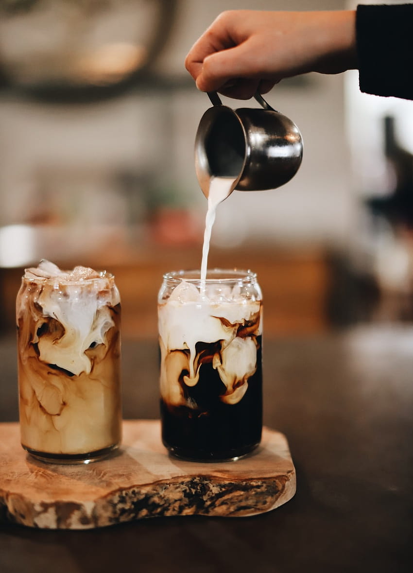 Iced Coffee [], estética de café normal fondo de pantalla del teléfono